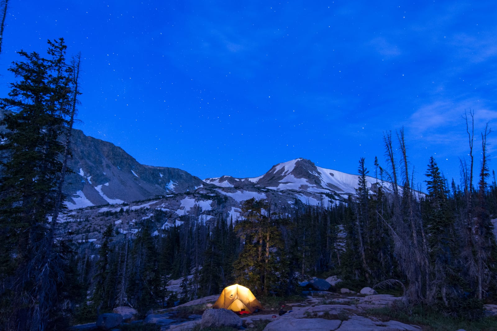 Mount Zirkel Wilderness Backpacking Tent Night Stars