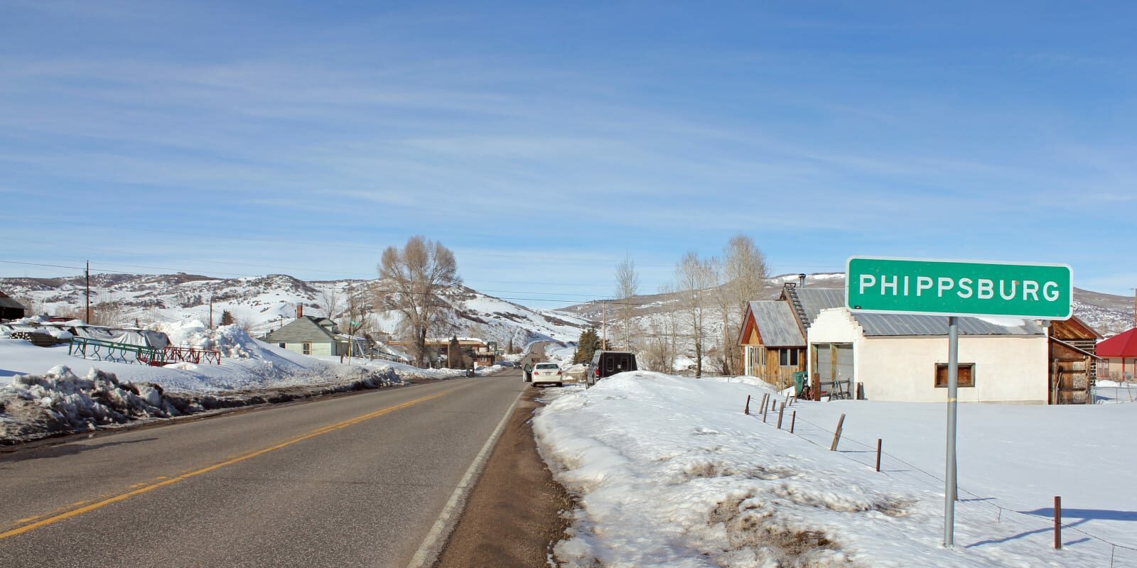 Phippsburg Colorado Highway 131 Town Sign