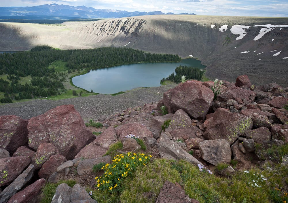Powderhorn Wilderness Colorado Alpine Lake