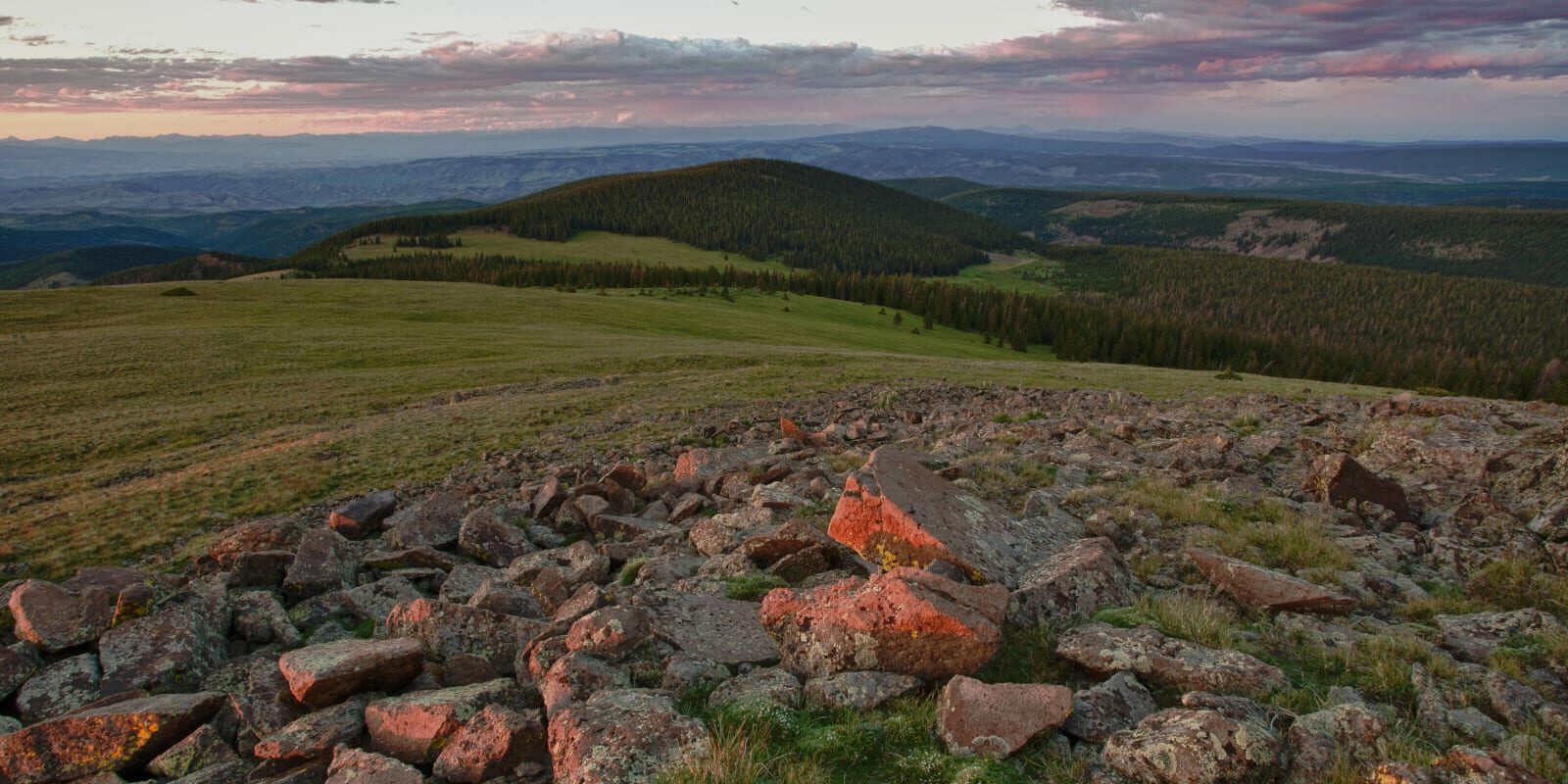 Powderhorn Wilderness Colorado Sunset