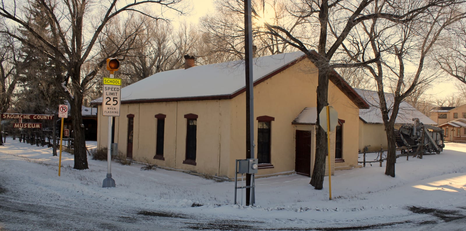 Saguache Colorado County Museum School and Jail Buildings