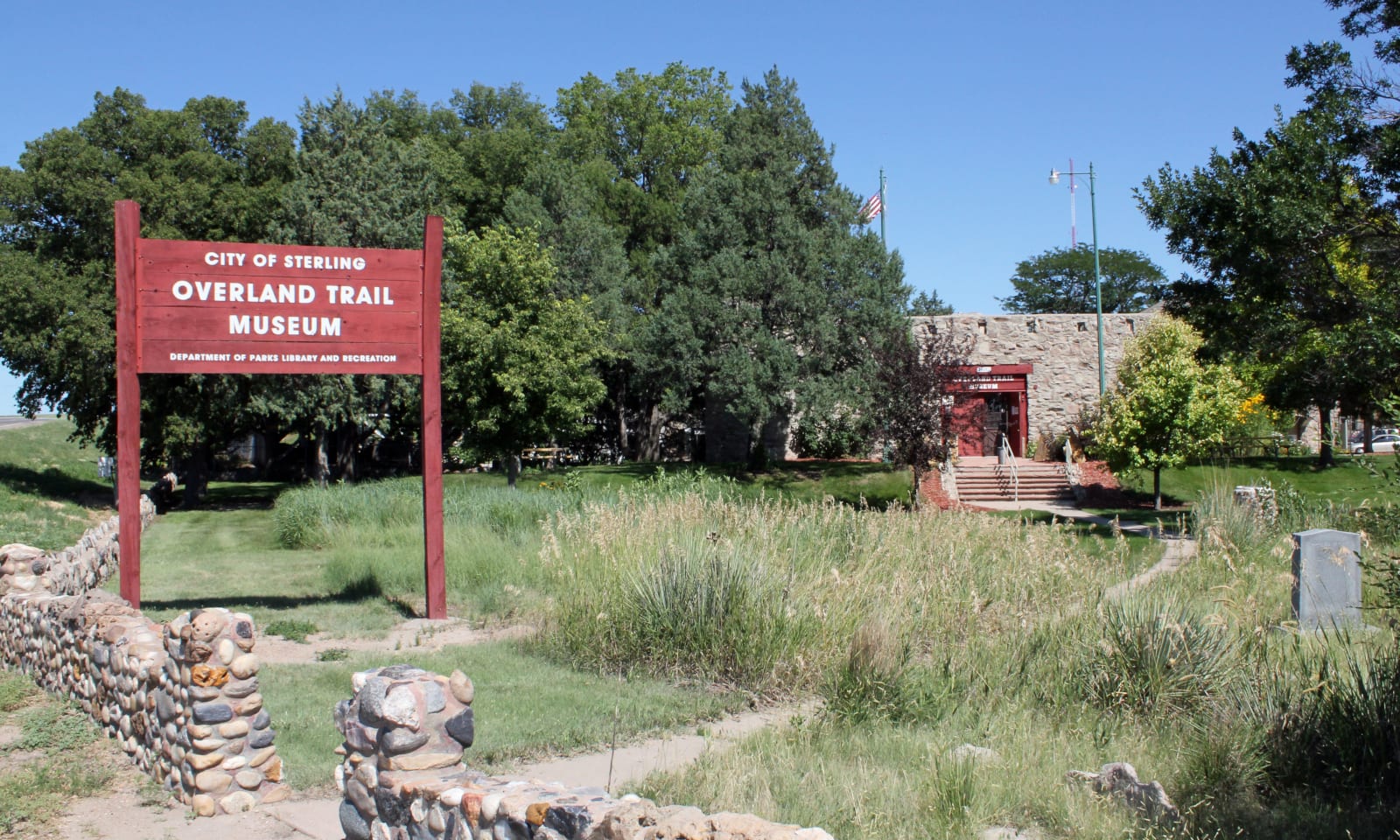 Sterling Colorado Overland Trail Museum Entrance
