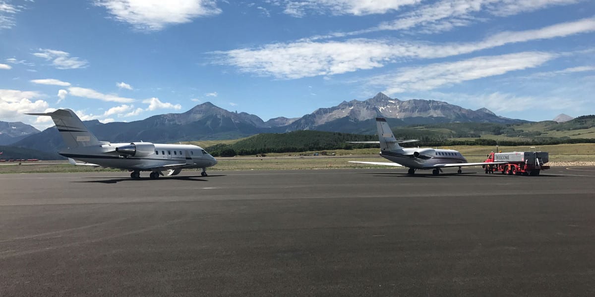 Telluride Regional Airport Planes