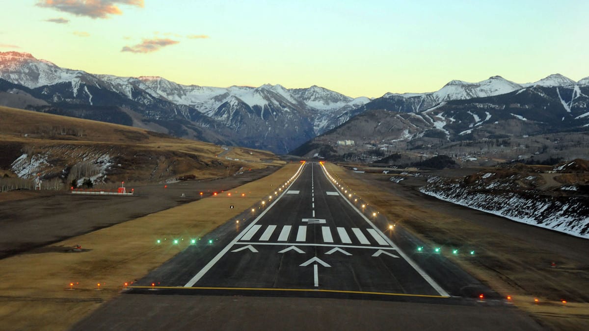 Telluride Regional Airport Runway TEX