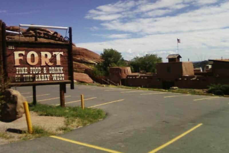 The Fort Restaurant Morrison Colorado Welcome Sign