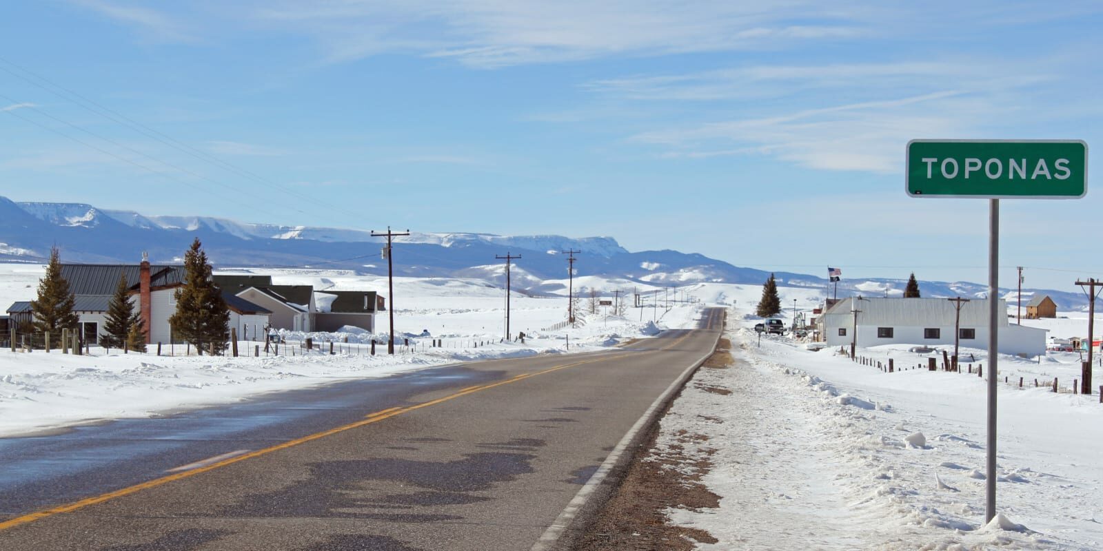 Toponas Colorado Highway 131 Town Sign