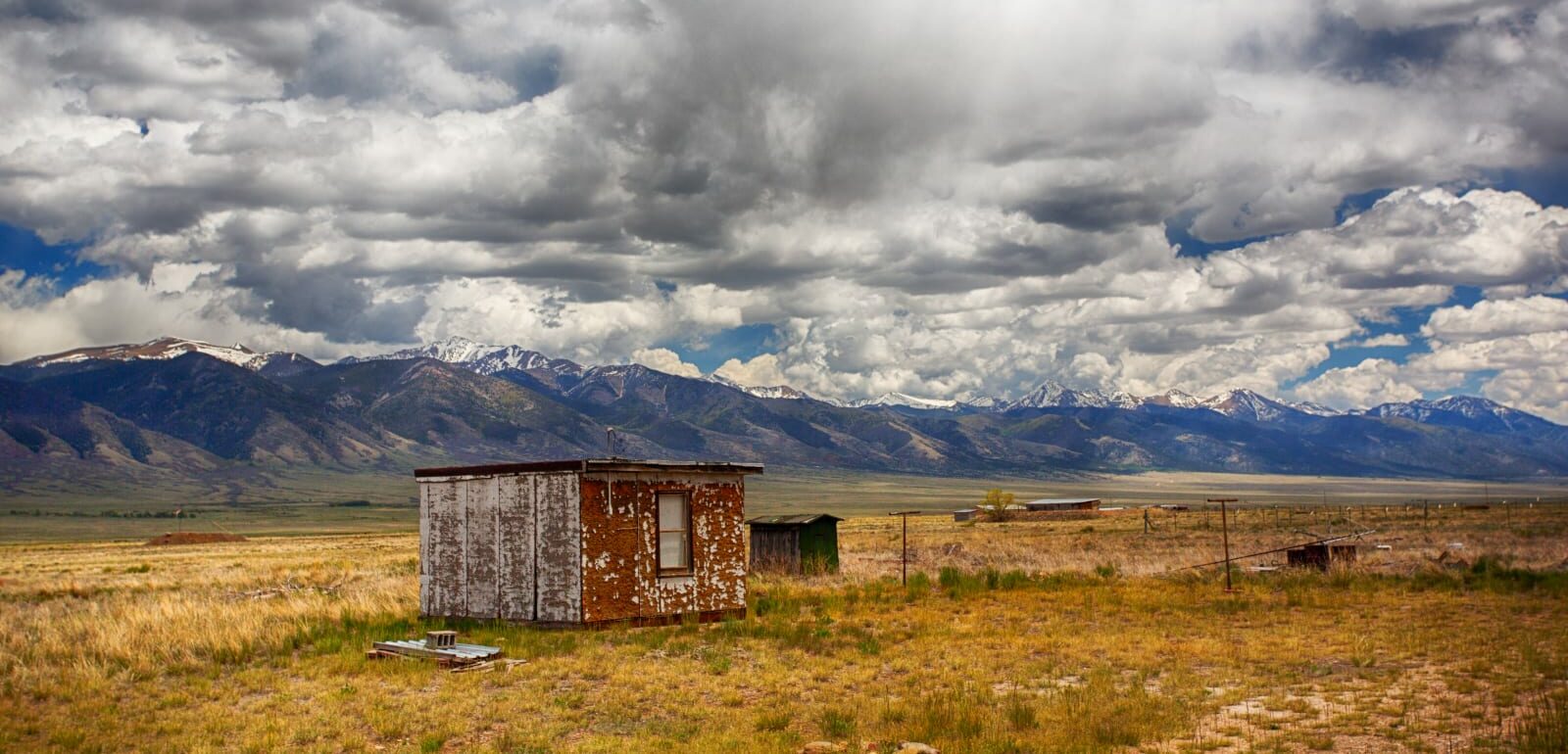 Villa Grove Colorado Shed Sangre De Cristo Mountains