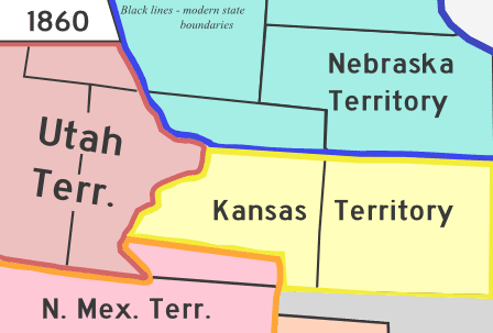 Colorado Territory Formation 1861 Mining History