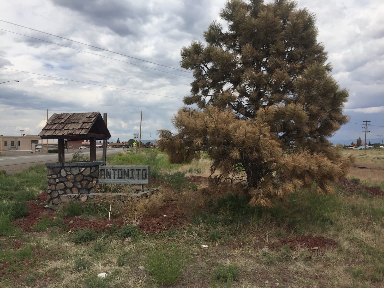 Antonito Colorado Welcome Sign