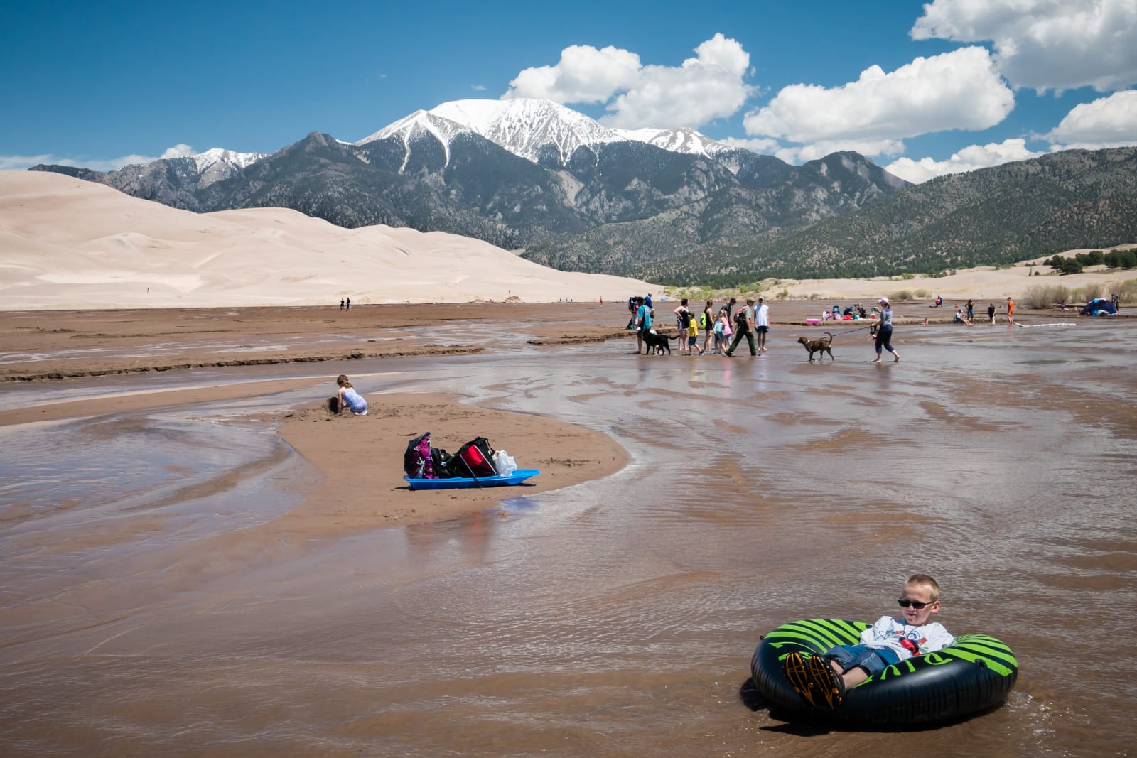 Colorado Best Beaches Medano Creek Tubing