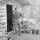 Mining History PIke's Peak Gold Rush Prospector Log Cabin