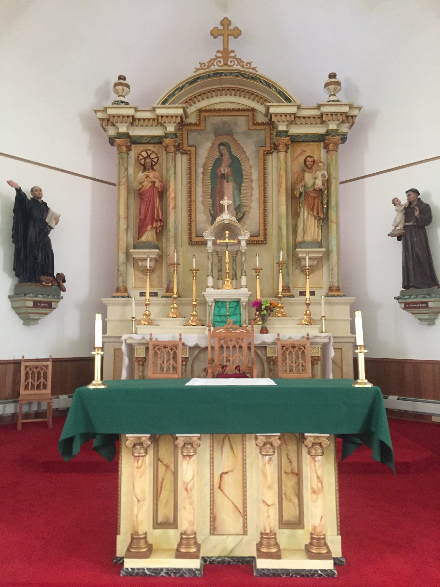 Conejos Colorado Our Lady of Guadalupe Parish Interior Alter