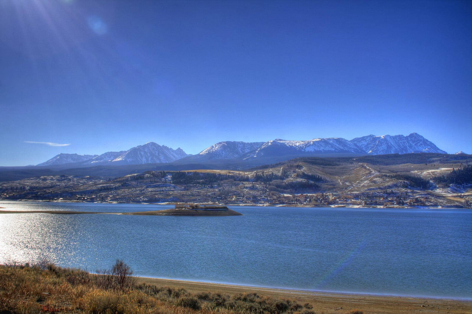 Green Mountain Reservoir Colorado Sunshine in November