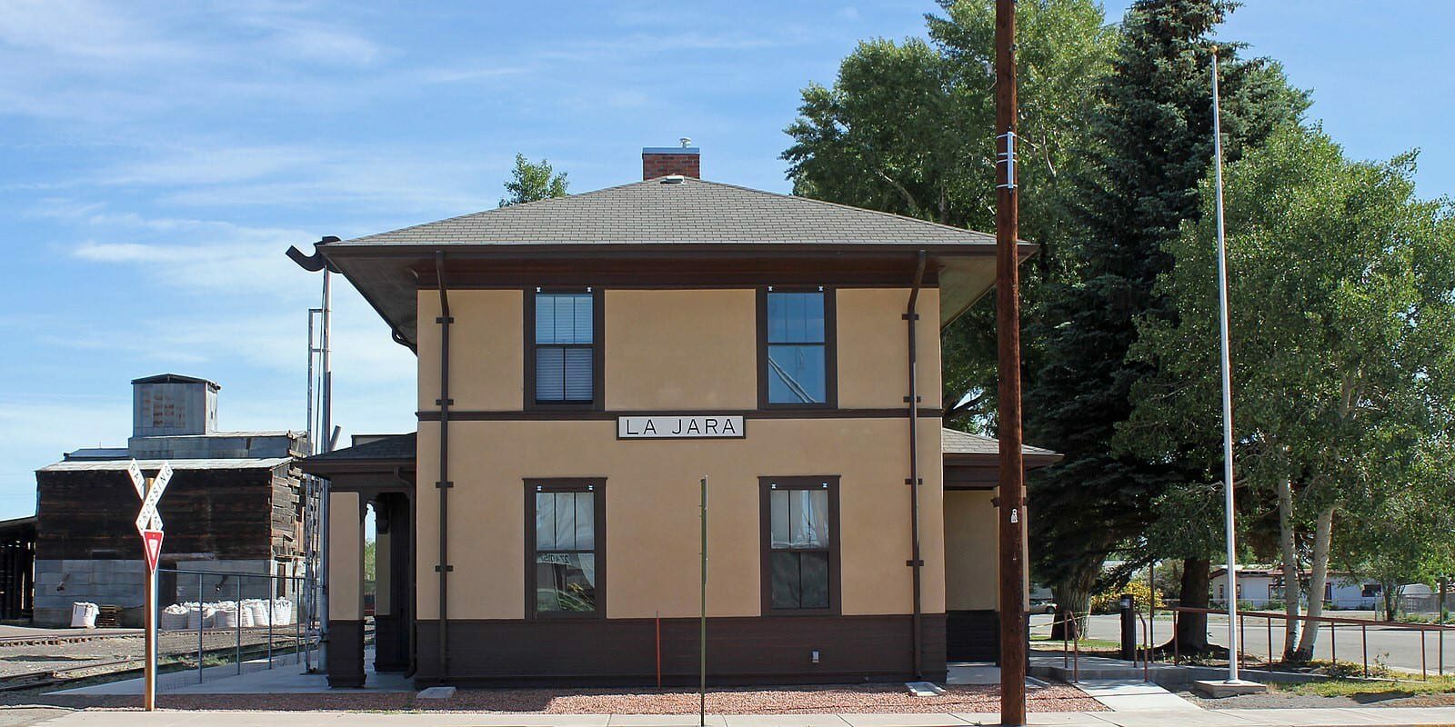 La Jara Colorado Train Depot Town Hall