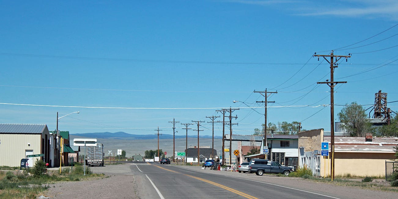 Romeo Colorado Main Street Highway CO 142