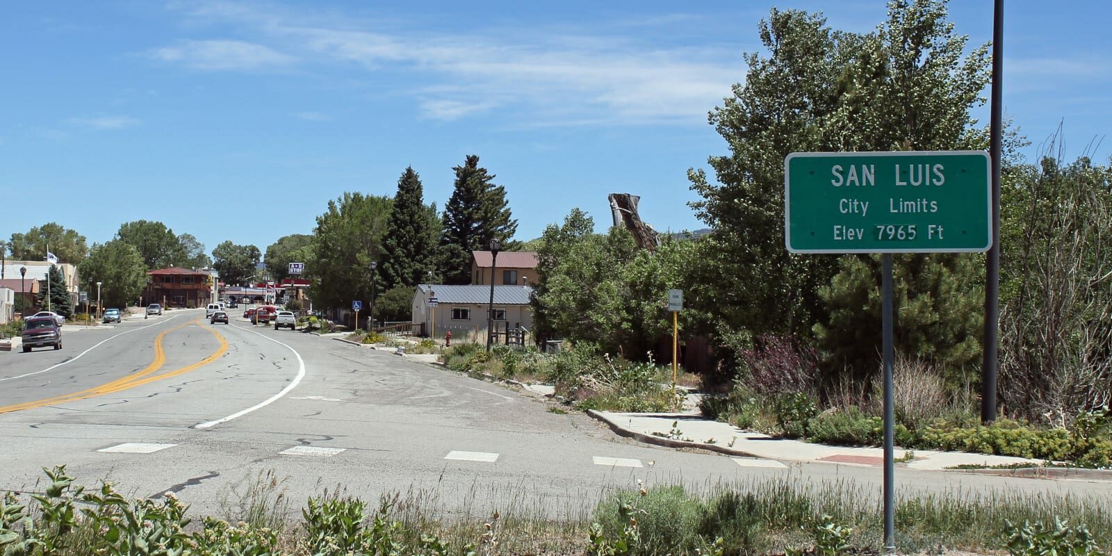 San Luis Colorado City Limits Sign