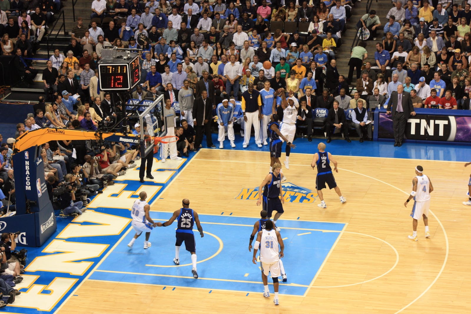 Professional Teams Denver Nuggets Basketball Game Pepsi Center