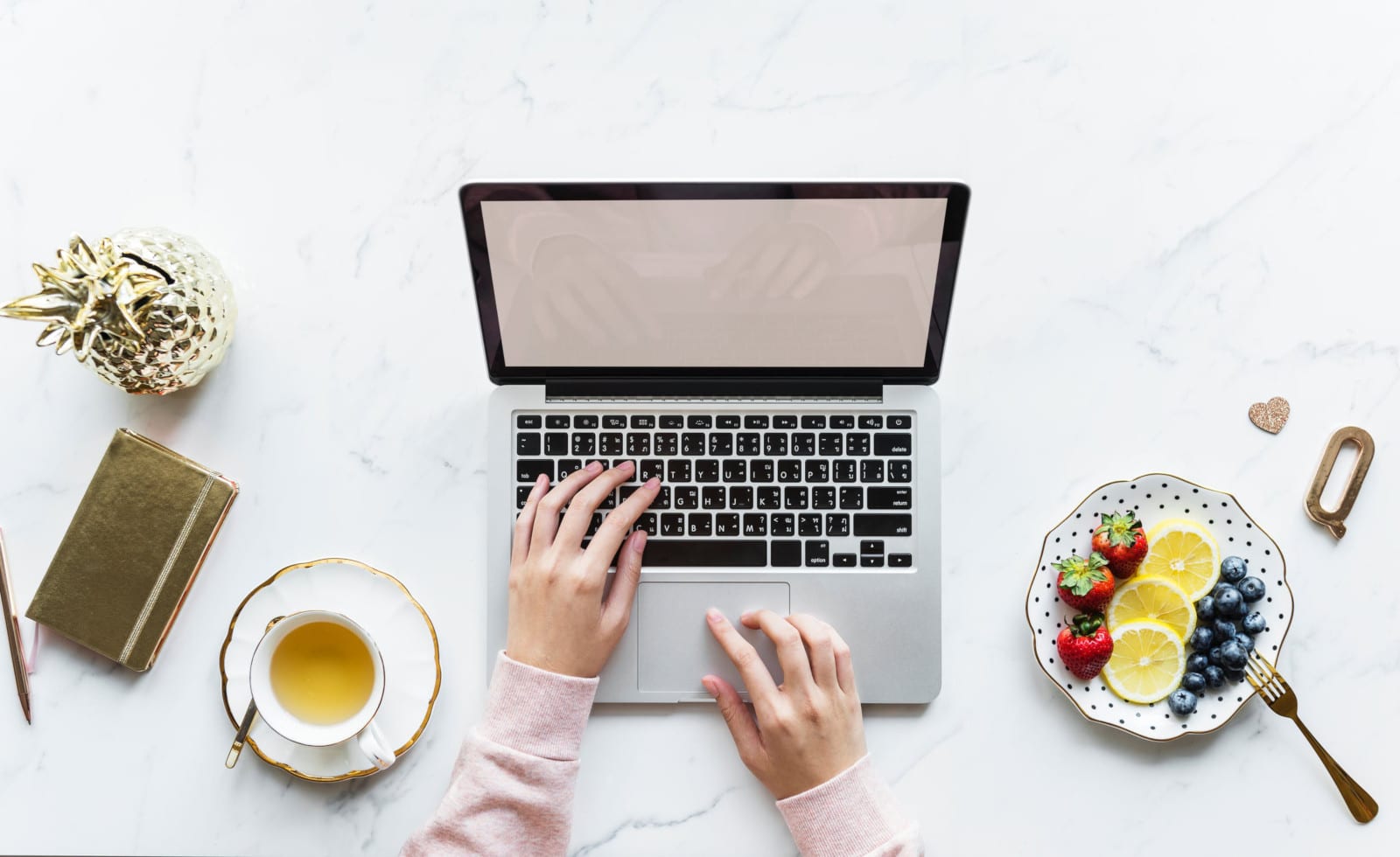 How To Get Started Freelancing Laptop Tea Fruit