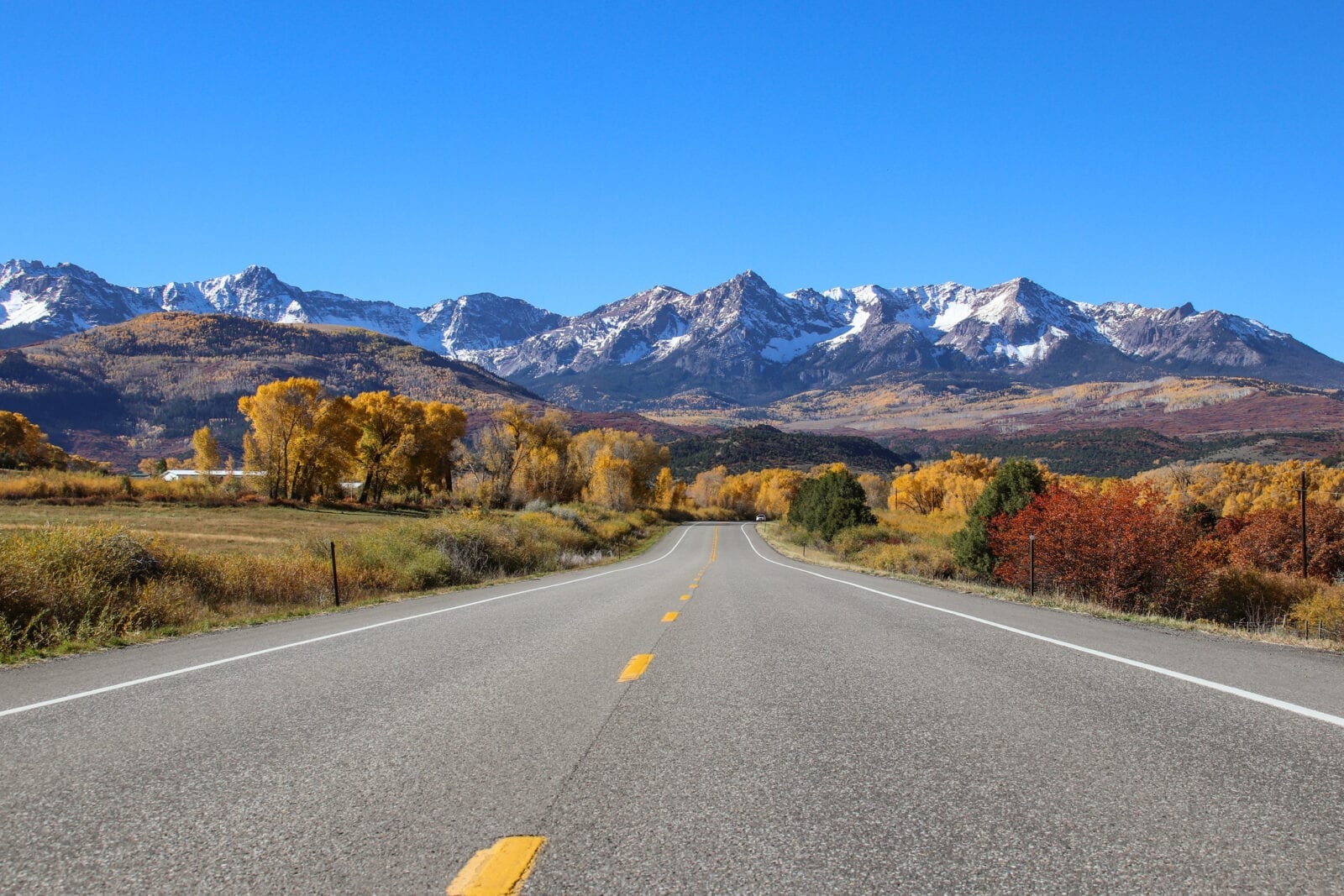 image of mountain peaks along Dallas Divide