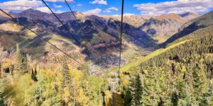 Best Mountain Towns Telluride Colorado Aerial View from Gondola