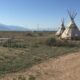 Camping Colorado Hot Springs Joyful Journey Tent Site Teepees