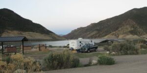 Camping near Rifle CO Rifle Gap Reservoir Campground