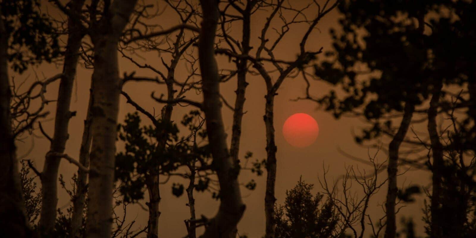 Colorado Wildfires Smoke on Poncha Pass