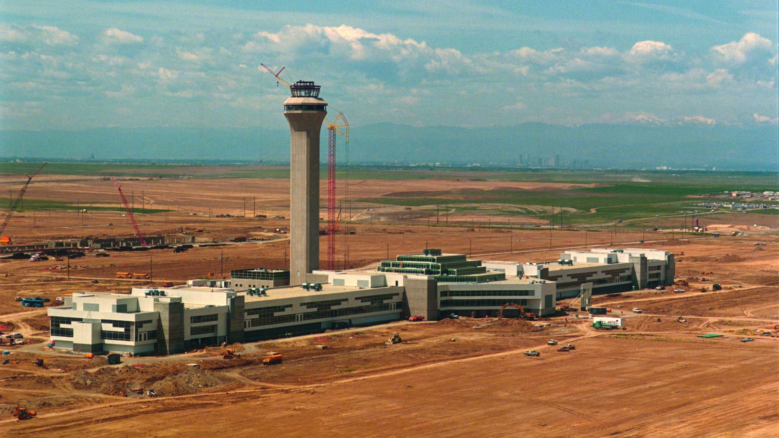 Building Denver International Airport Construction