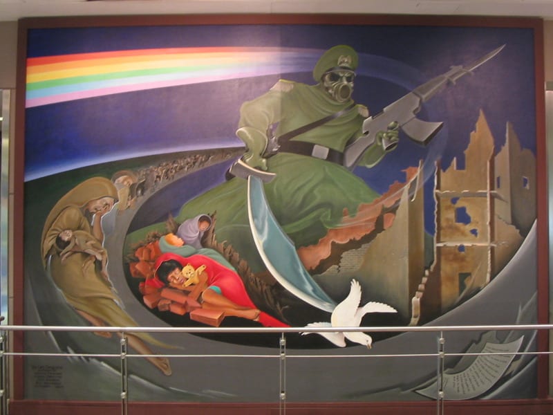 Denver Airport Mural Children of the World Dream of Peace