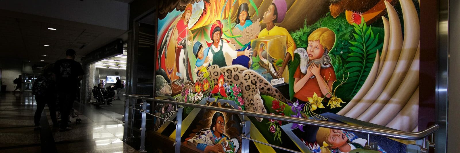 Denver Airport Murals In Peace and Harmony with Nature