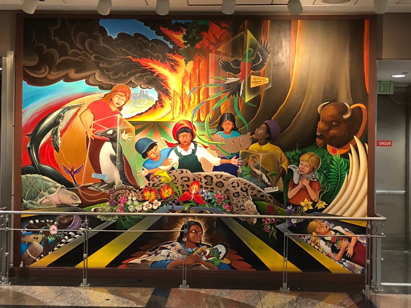 How Denver Airport’s Murals Feed Conspiracy Theorist | Painting