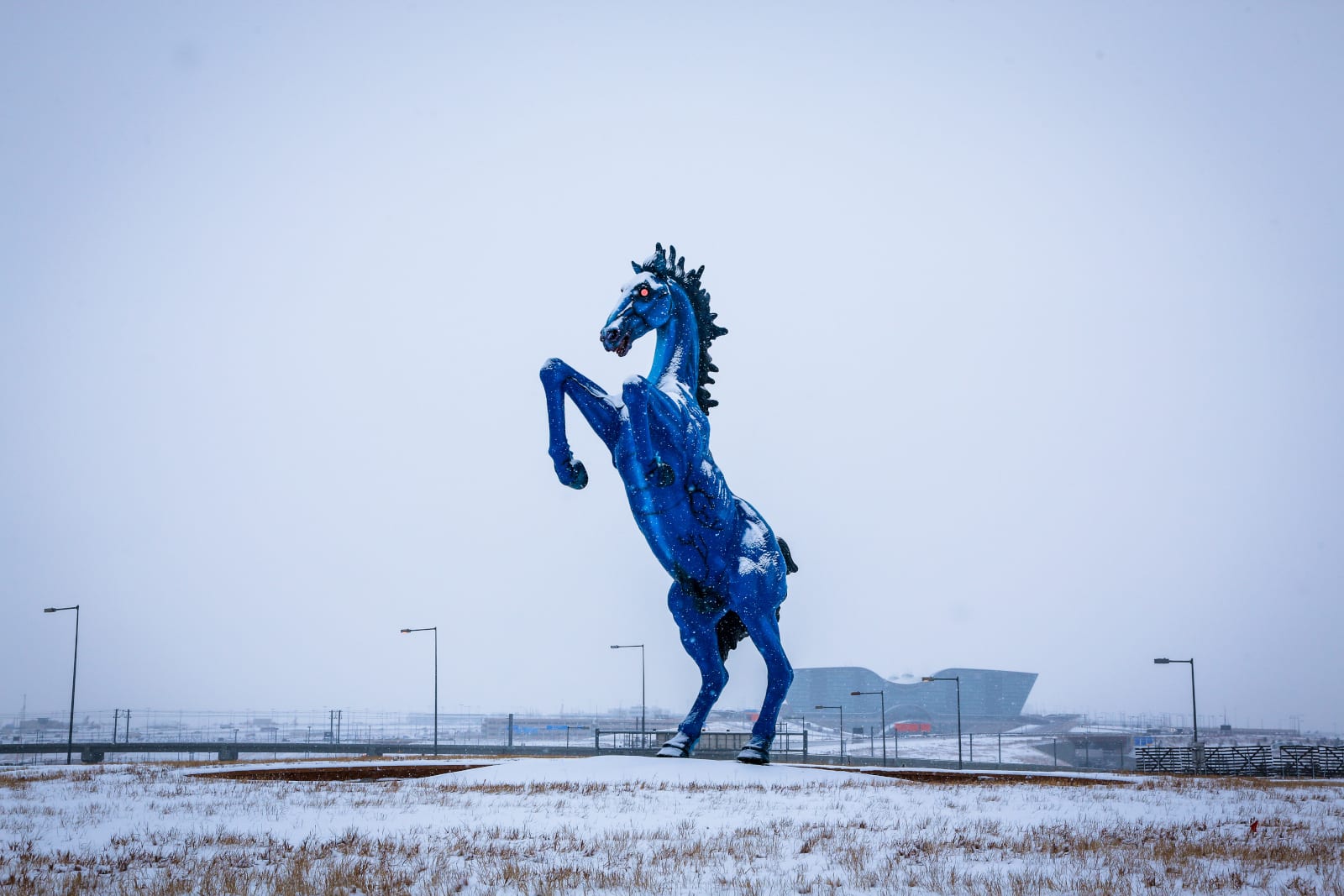 Blucifer: The Story of the Deadly ‘Blue Mustang’ Sculpture from Luis