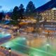 Glenwood Springs Hot Springs Pools Night Colorado