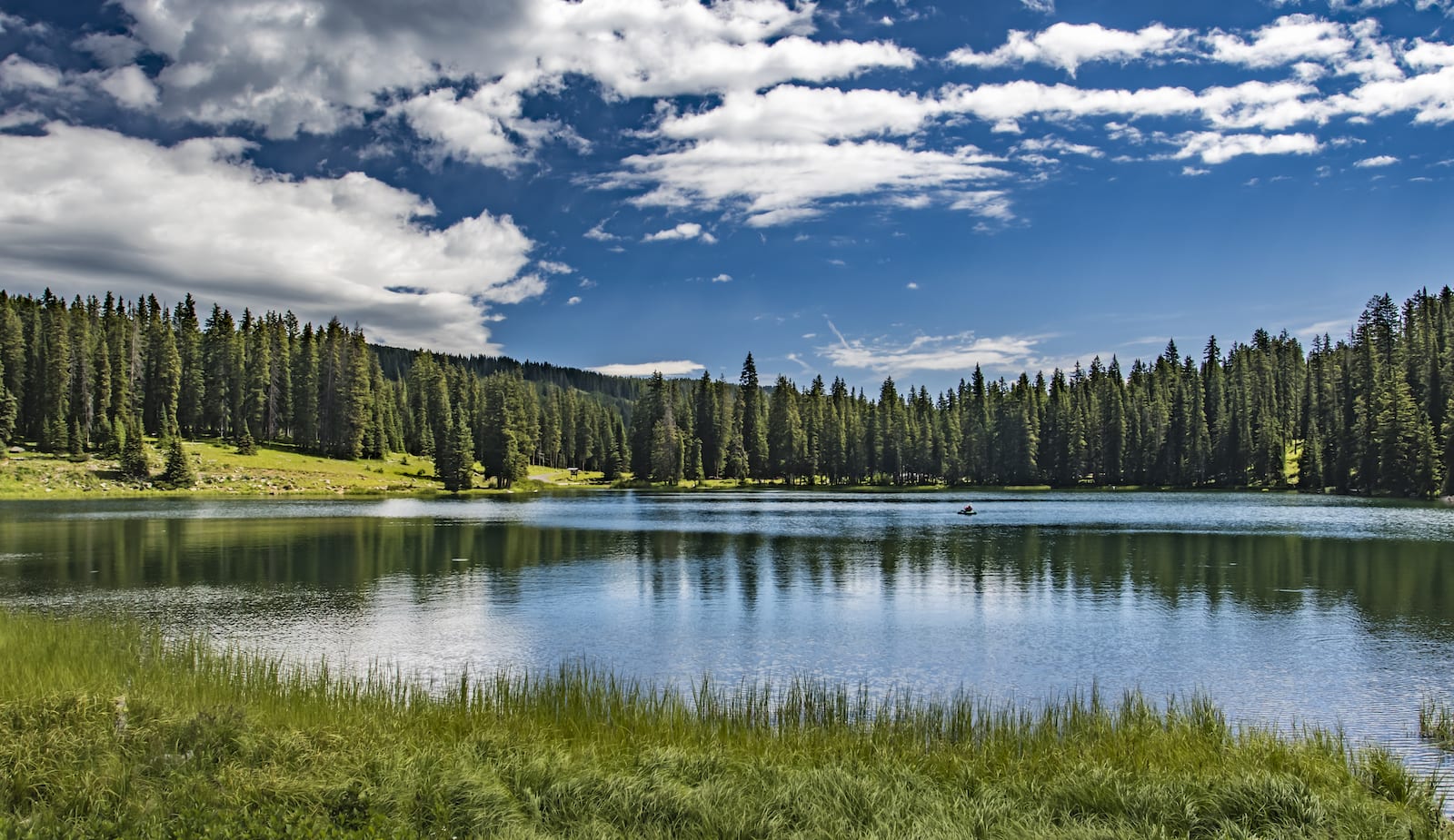 Grand Mesa National Forest Lake on Summit