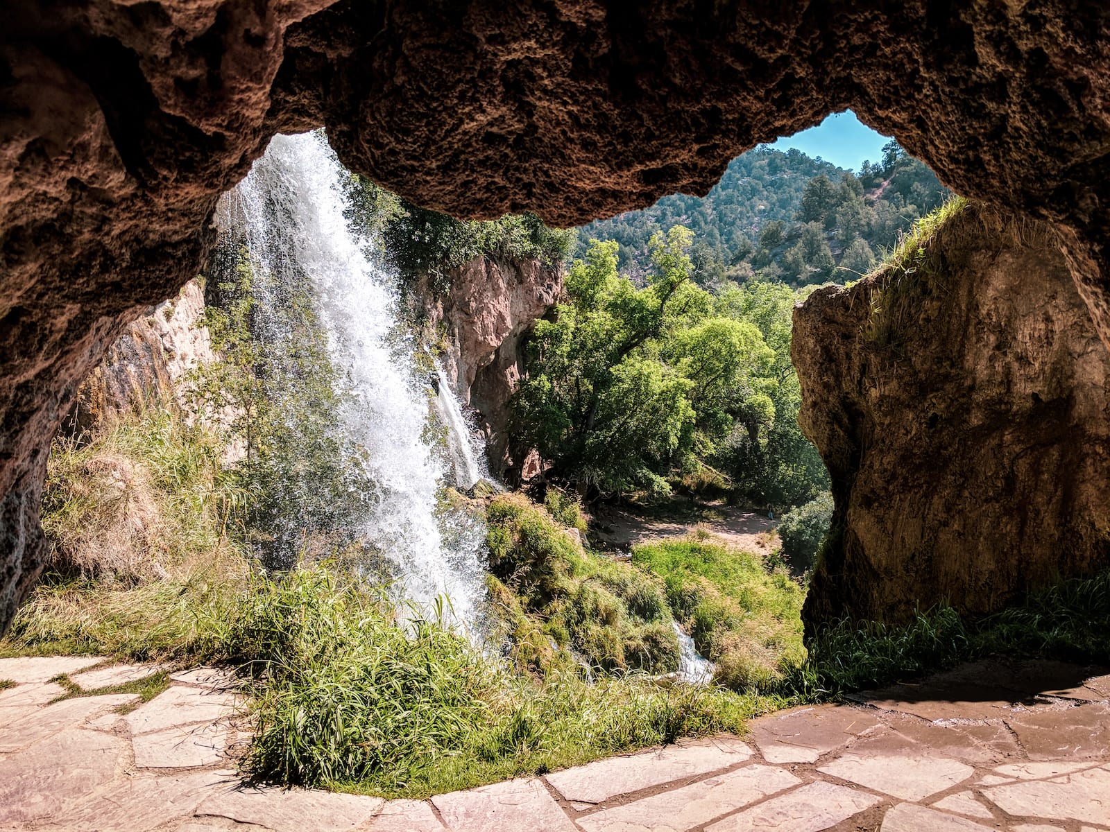 Rifle Falls State Park Waterfall Colorado