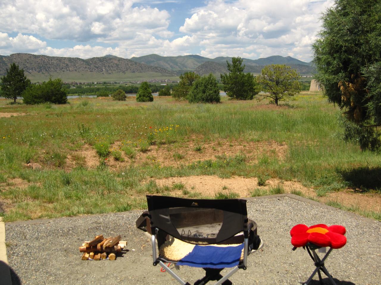 Camping at Chatfield, CO