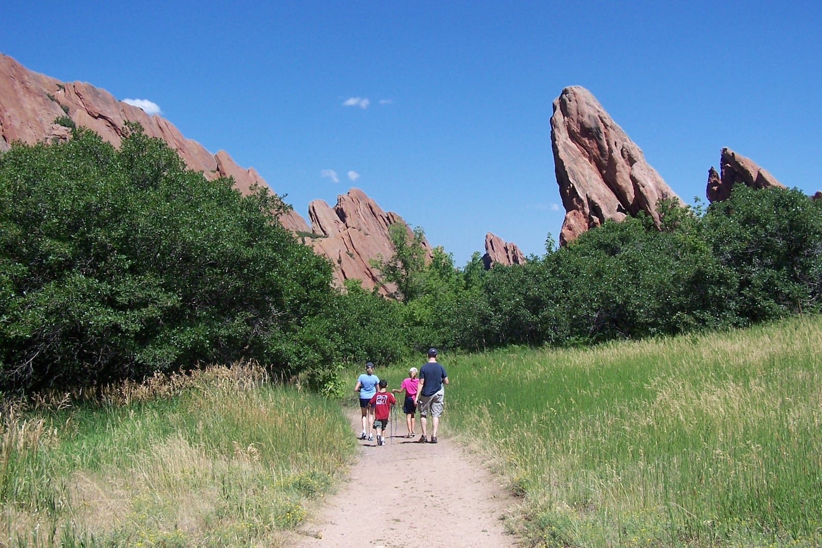 Family Hike on the Fountain Valley Trail CO