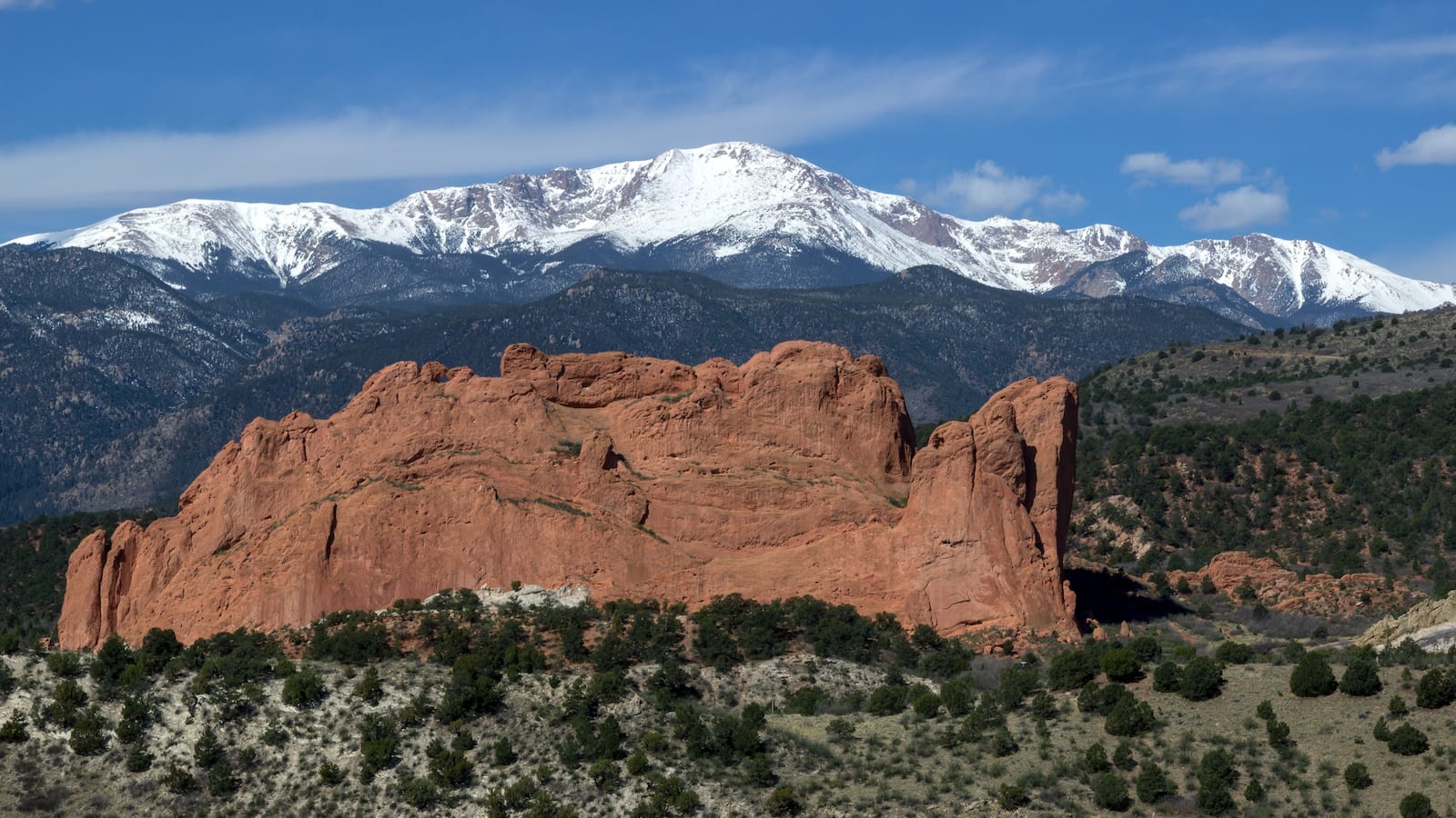 Pikes Peak and Garden of the Gods, Colorado