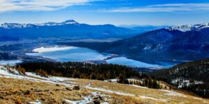 Twin Lakes, Colorado Aerial View