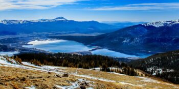 Twin Lakes, Colorado Aerial View