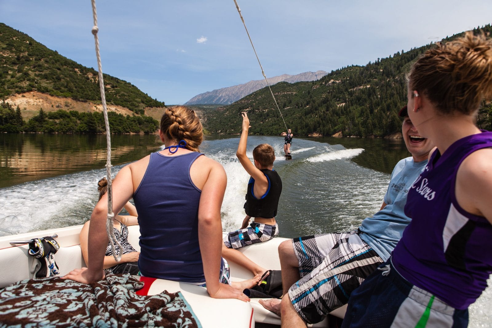 Wakeboarding at Paonia State Park