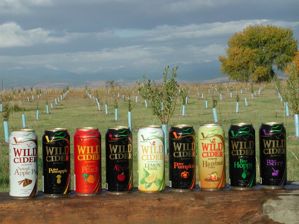 image of cider cans