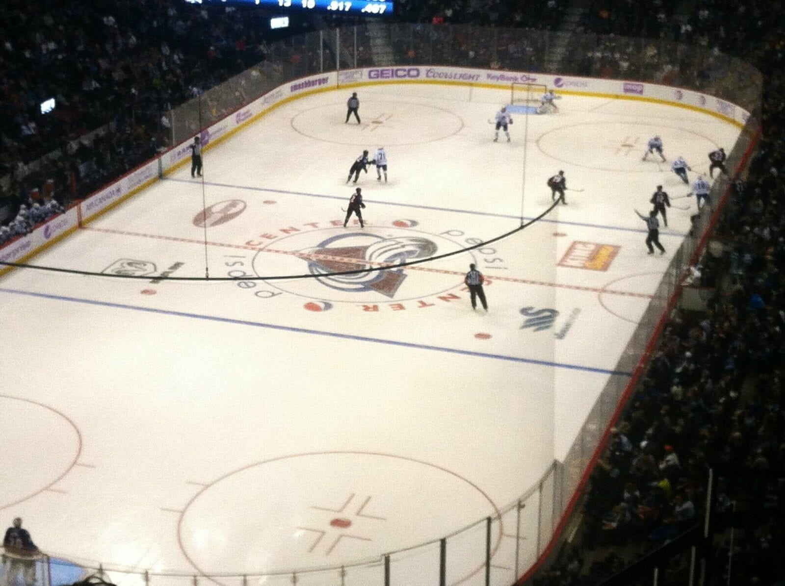 image of Avalanche hockey game