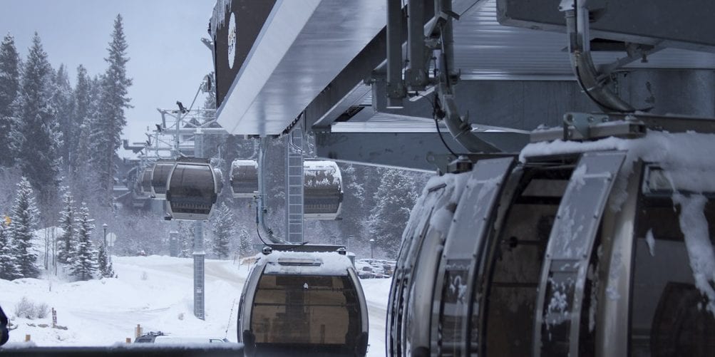 image of gondola at breckenridge ski resort