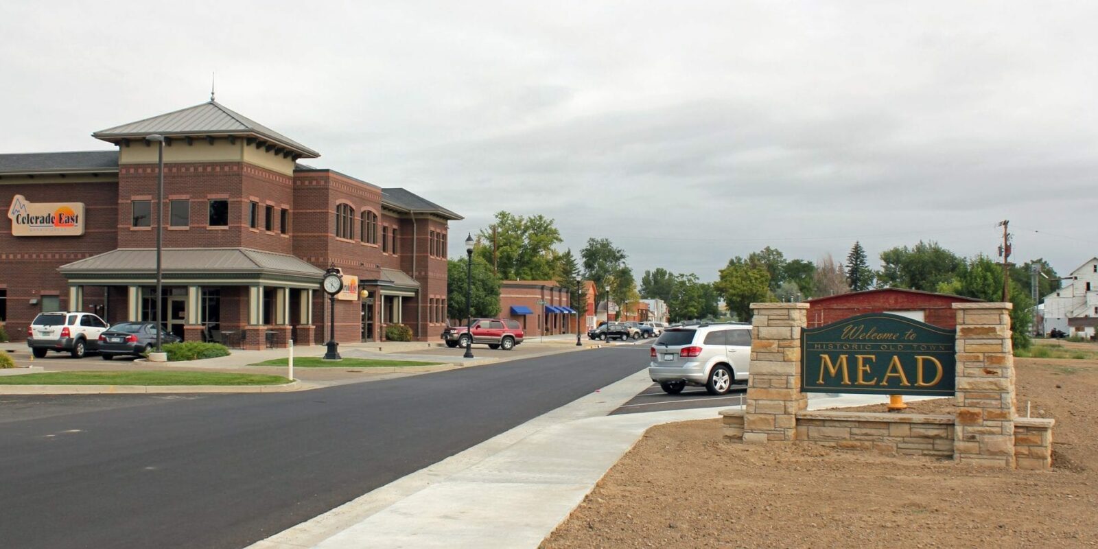 image of main street of mead colorado