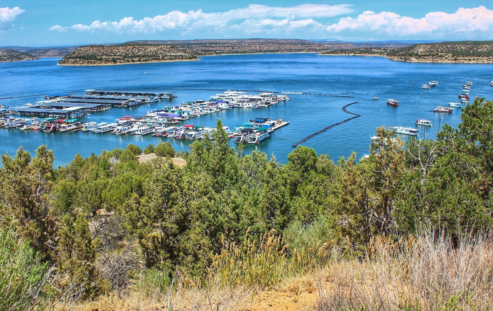 Navajo lake in New Mexico