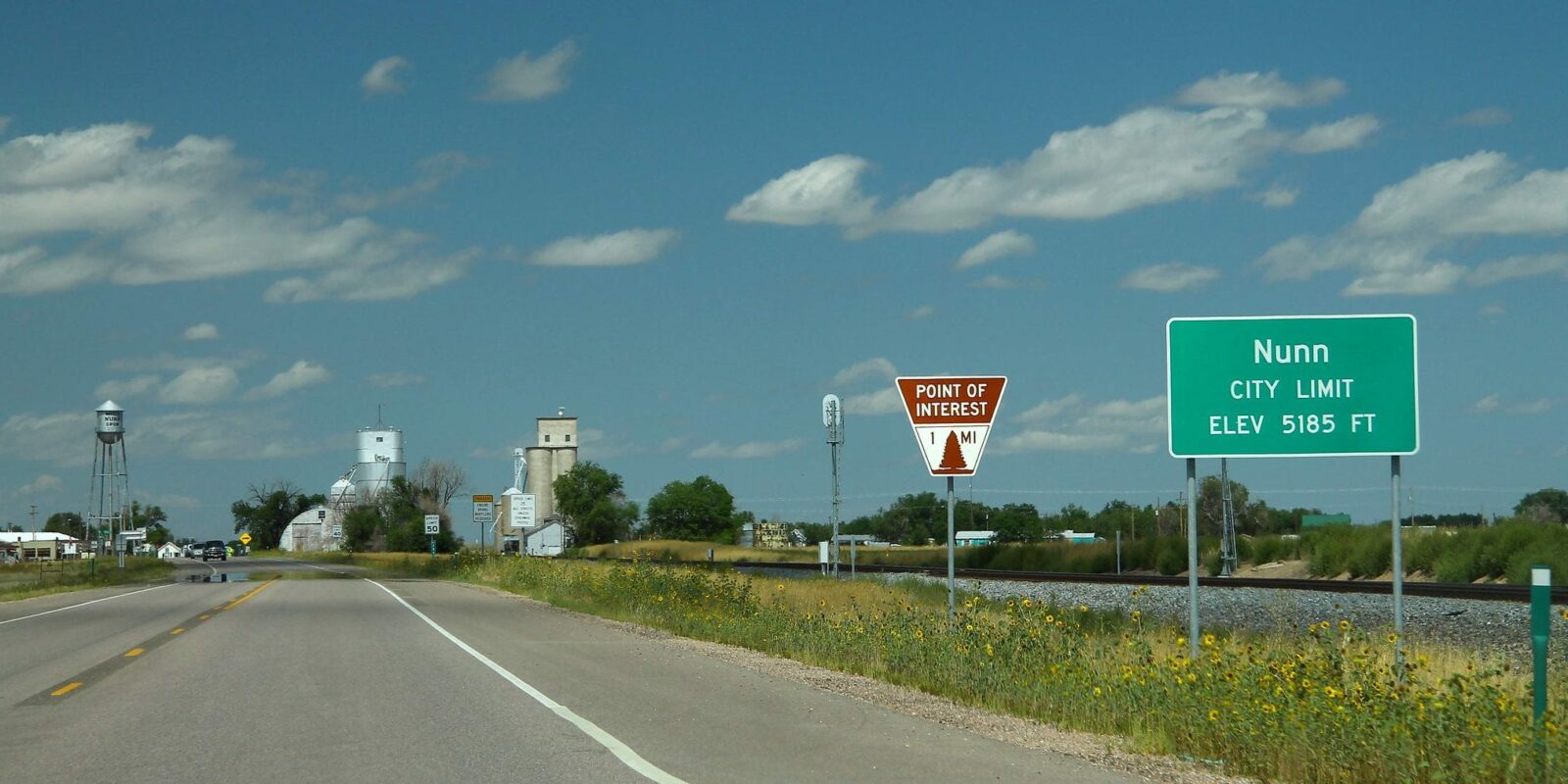 image of nunn colorado city limit sign