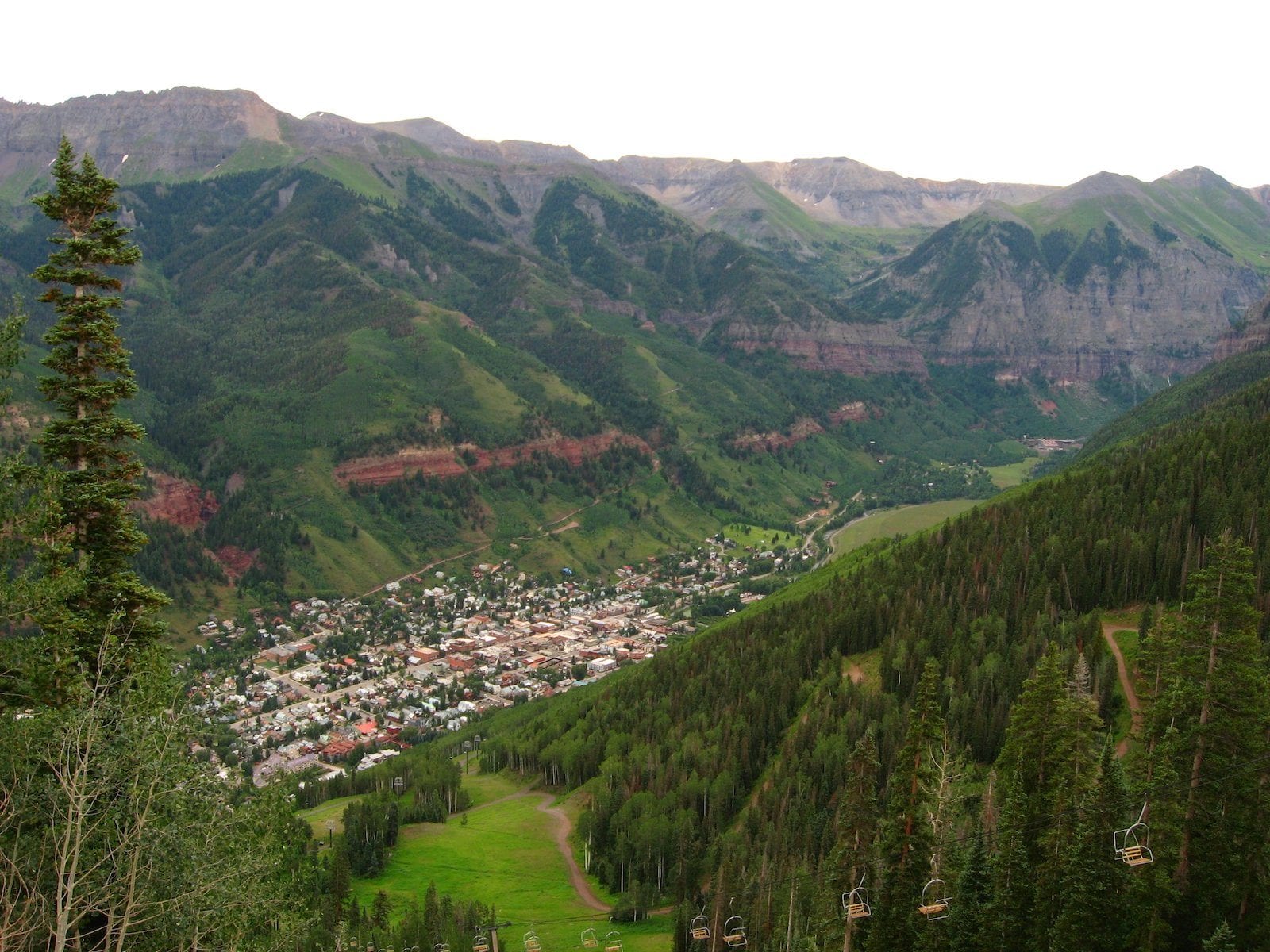 The town of Telluride, CO