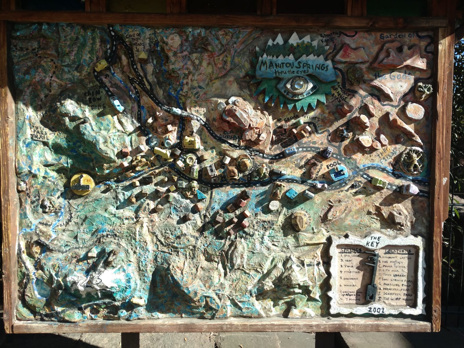 Manitou Springs Colorado Map