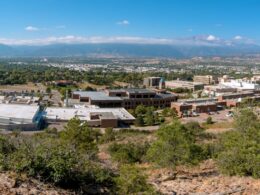 Panorama of the UCCS Campus and Colorado Springs